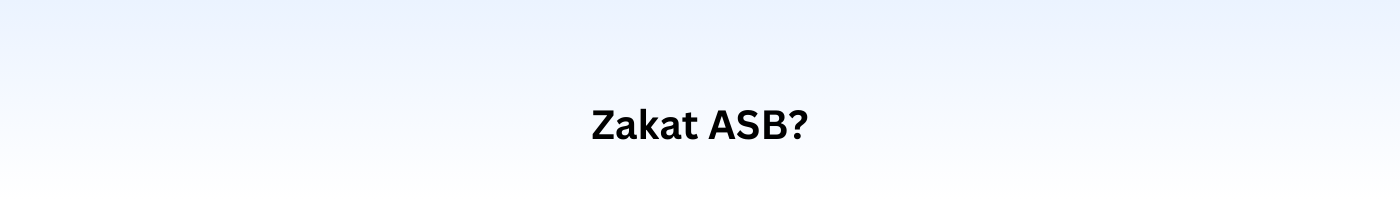 Zakat ASB