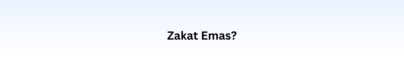 Zakat Emas